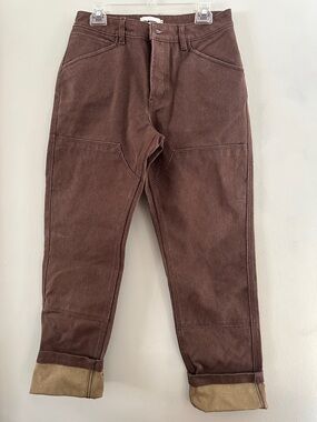 Taylor Stitch Brown Canvas Pants